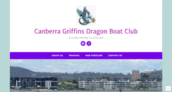 Desktop Screenshot of canberragriffins.com.au